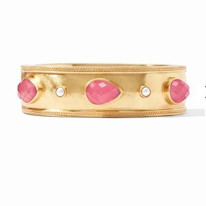 NWT Julie Vos Cannes Statement Cuff in Peony Pink